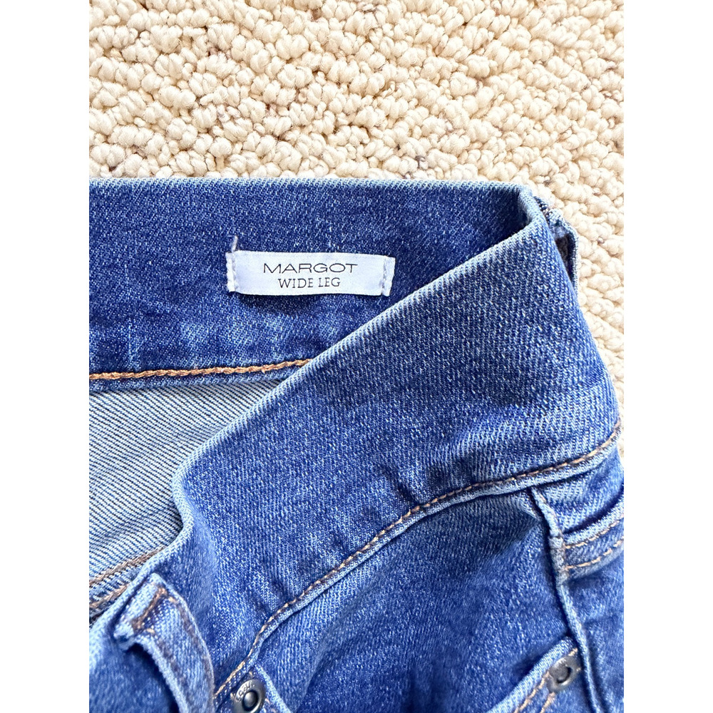 Sofia Jeans By Sofia Vergara Margot Wide Leg Jeans Womens Size 4 Medium Wash - Picture 4 of 6